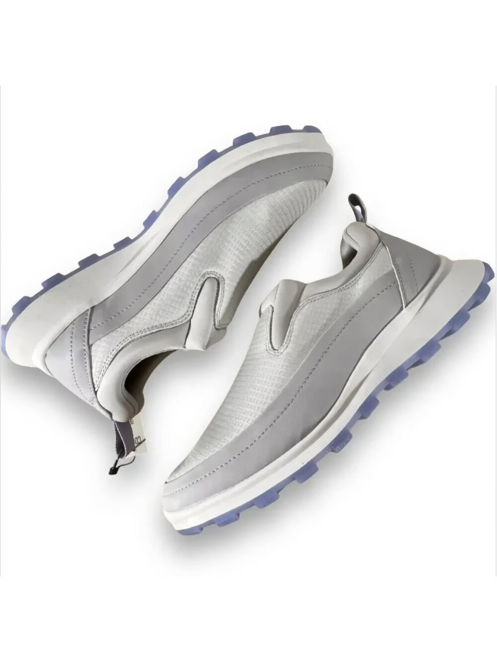 Cougar Gray Waterproof Slip On Walking Shoes Vegan Comfort Size 9